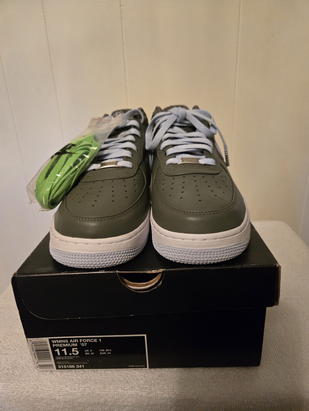 Nike Air Force 1 Premium ’07 LE Urban Haze Blue Ice Women’s 11.5 NEW